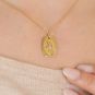 médaille or jaune 