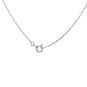 collier or gris saphir et diamant(s) 