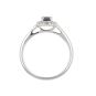 Bague or gris saphir et diamant(s) 
