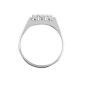 Bague or gris diamant (s) 