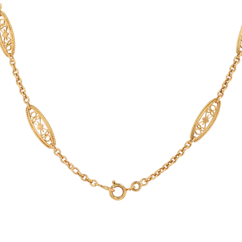 Collier vintage maille...