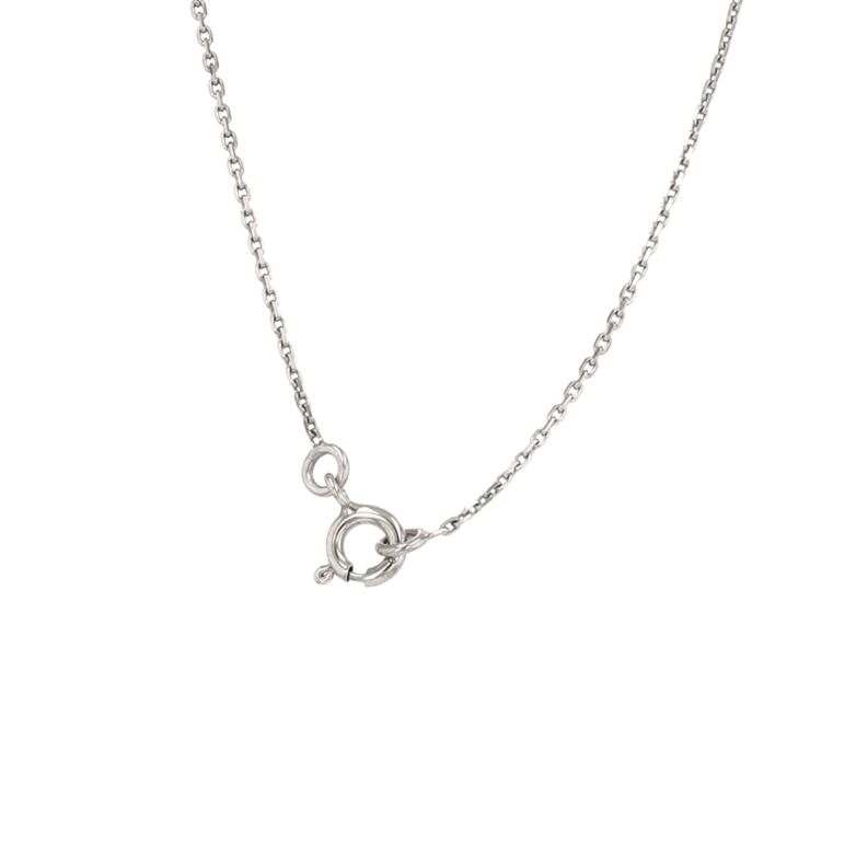Collier or gris diamant (s) 