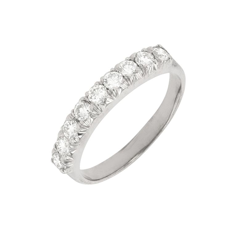 Alliance or gris diamant (s)