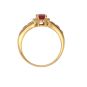 Bague or jaune rubis et diamant(s) 