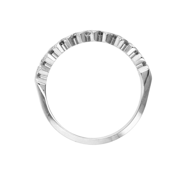 Alliance or gris diamant (s) 