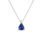 collier or gris saphir et diamant(s)
