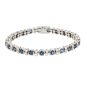 Bracelet or gris saphir et diamant(s)