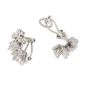 Boucles d'oreilles or gris diamant (s) 