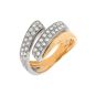 Bague or bicolore diamant (s)