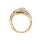 Bague or bicolore diamant (s) 