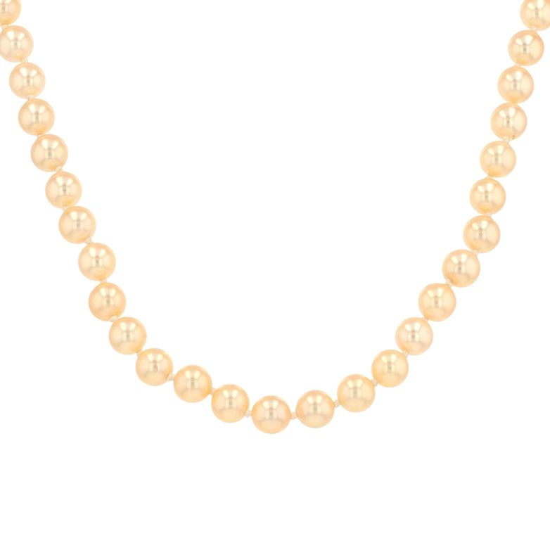 collier or jaune Perle