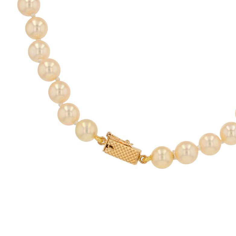 collier or jaune Perle 