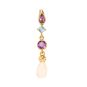 Pendentif or jaune Pierres fines