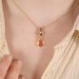 Pendentif or jaune Pierres fines 