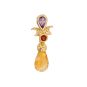 Pendentif or jaune Pierres fines