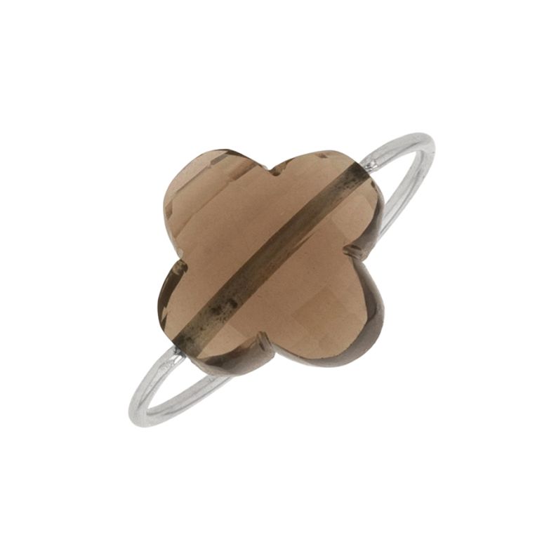 Bague or gris Pierres Fines