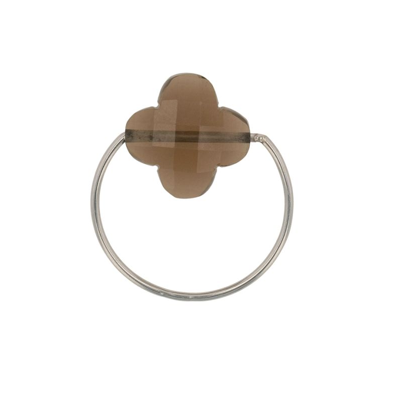 Bague or gris Pierres Fines 