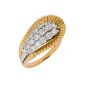 Bague 2 ors diamant (s) Vintage