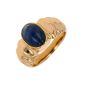 Bague or jaune Saphir