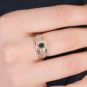 Bague or jaune saphir et diamant(s) Vintage 