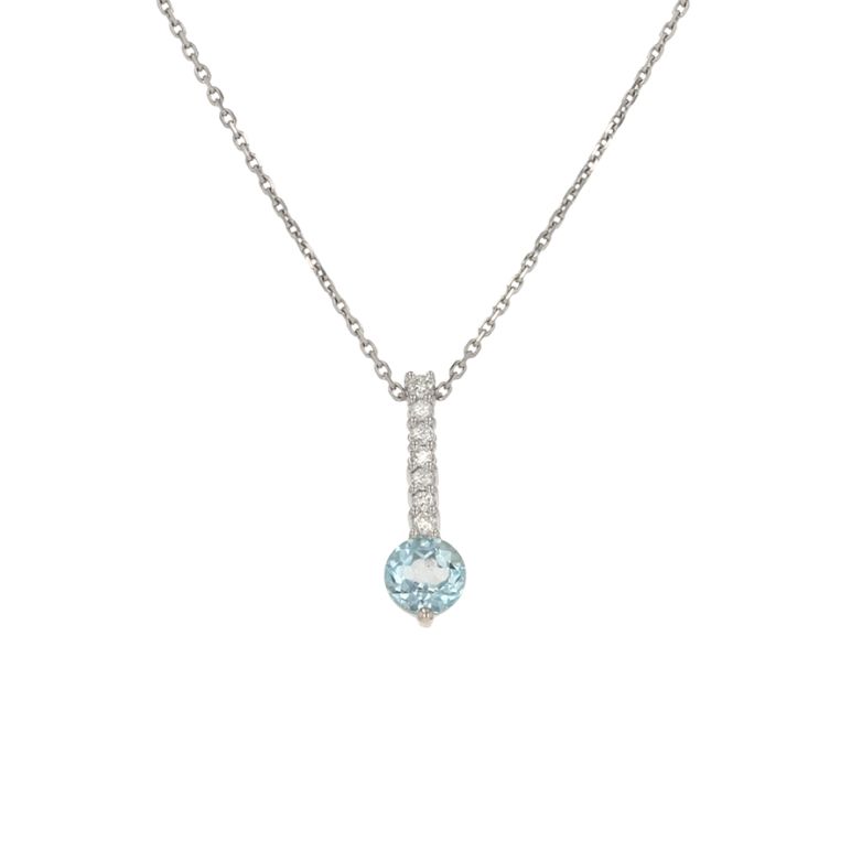 collier or gris diamant,P.fine topaze