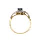 Bague 2 ors saphir et diamant(s) Vintage 