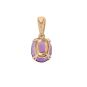Pendentif or jaune Améthystes 