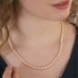 collier or gris Perle 
