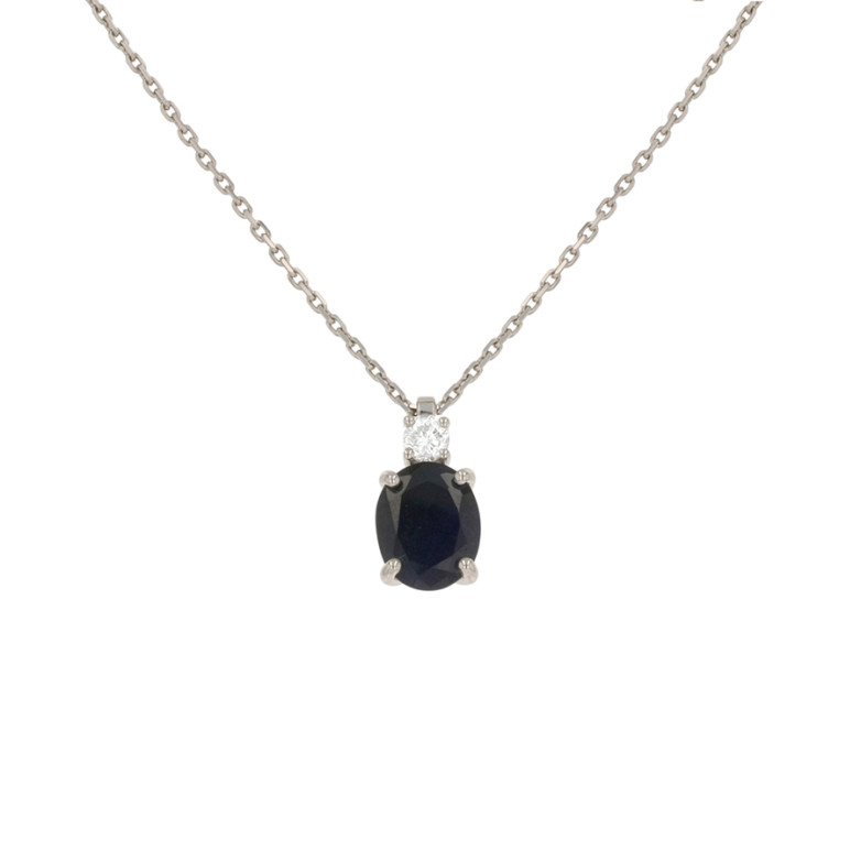 Collier saphir 2.85 carats...