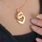 Pendentif or jaune 