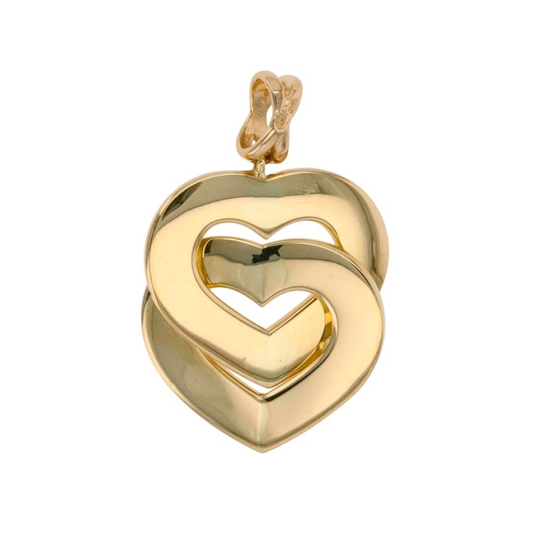 Pendentif or jaune 