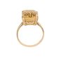 Bague or jaune Citrines Vintage 