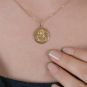 médaille or jaune 