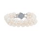 Bracelet or gris Perle de culture Vintage