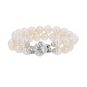 Bracelet or gris Perle de culture Vintage 