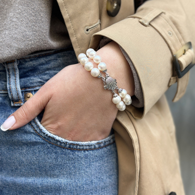 Bracelet vintage perles de...