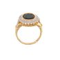Bague or jaune saphir et diamant(s) 