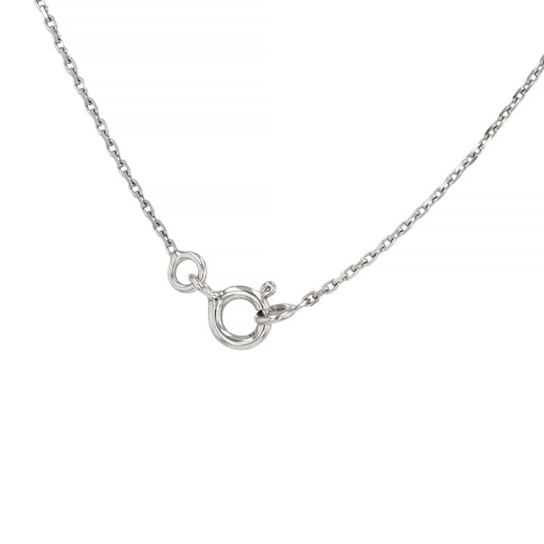 collier or gris émeraude et diamant(s) 
