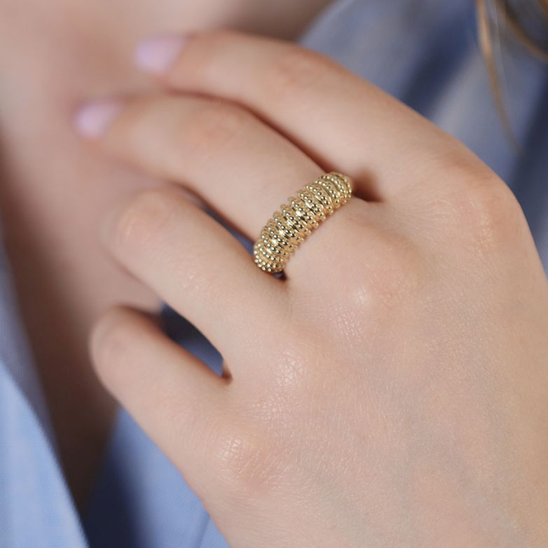Bague or jaune 