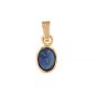 Pendentif or jaune Saphir Vintage
