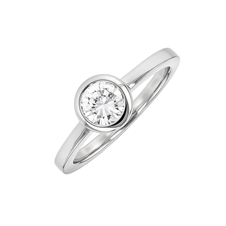 Solitaire diamant 0.65...