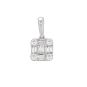 Pendentif or gris diamant (s)
