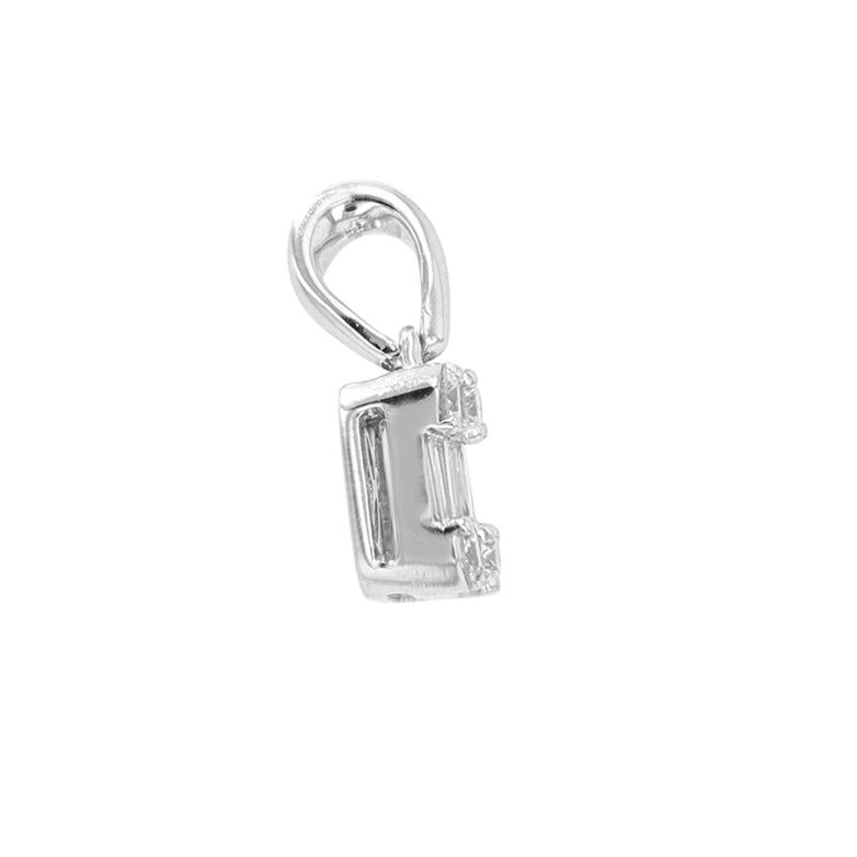 Pendentif or gris diamant (s) 