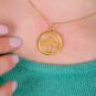 Pendentif or jaune 