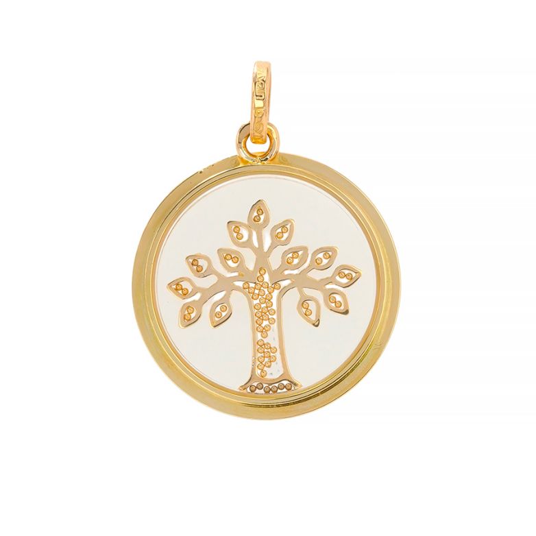 Pendentif or jaune