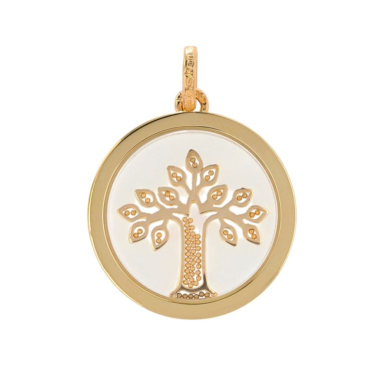 Pendentif or jaune 