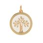 Pendentif or jaune 