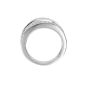 Bague or gris diamant 