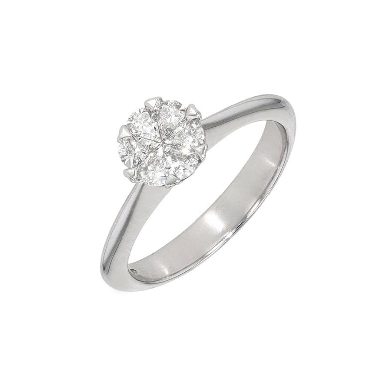 Solitaireor gris diamant (s)