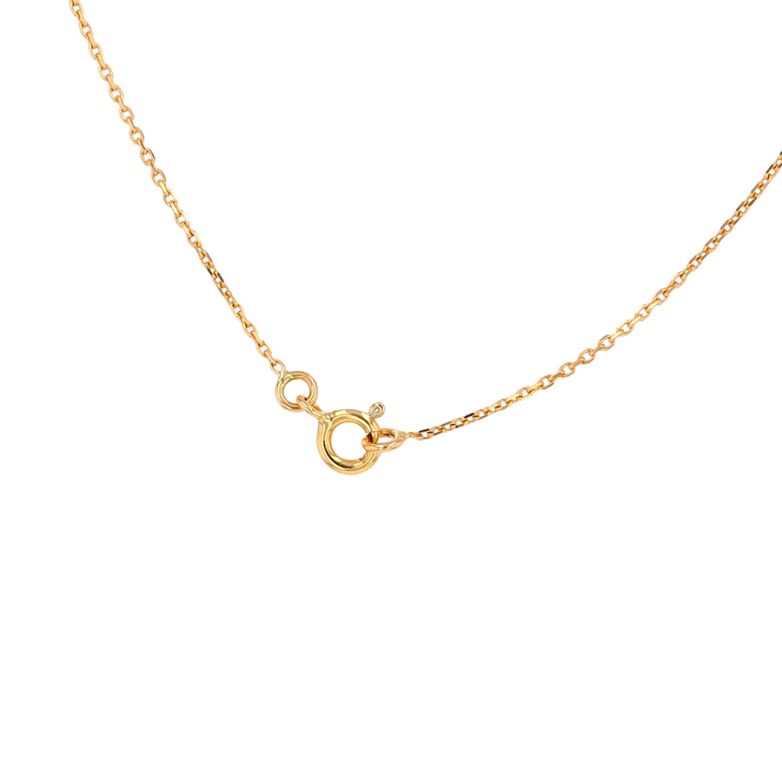 collier or jaune émeraude et diamant(s) 